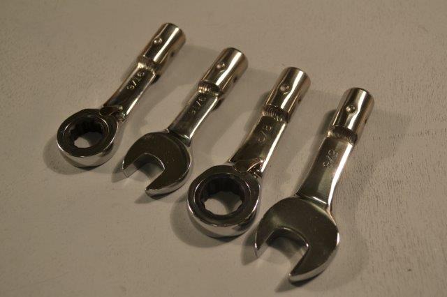 Reversible Ratcheting Medium Large Wrench Set – Standard
